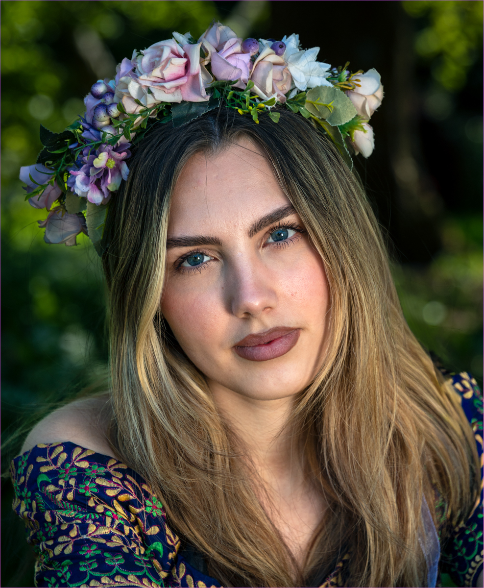 LAILA IN THE GARDEN by Philip Hinton